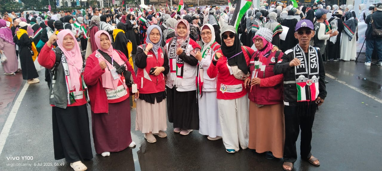 Ribuan Massa Perempuan Gelar Aksi Damai :Tolak Produk Pro Israel